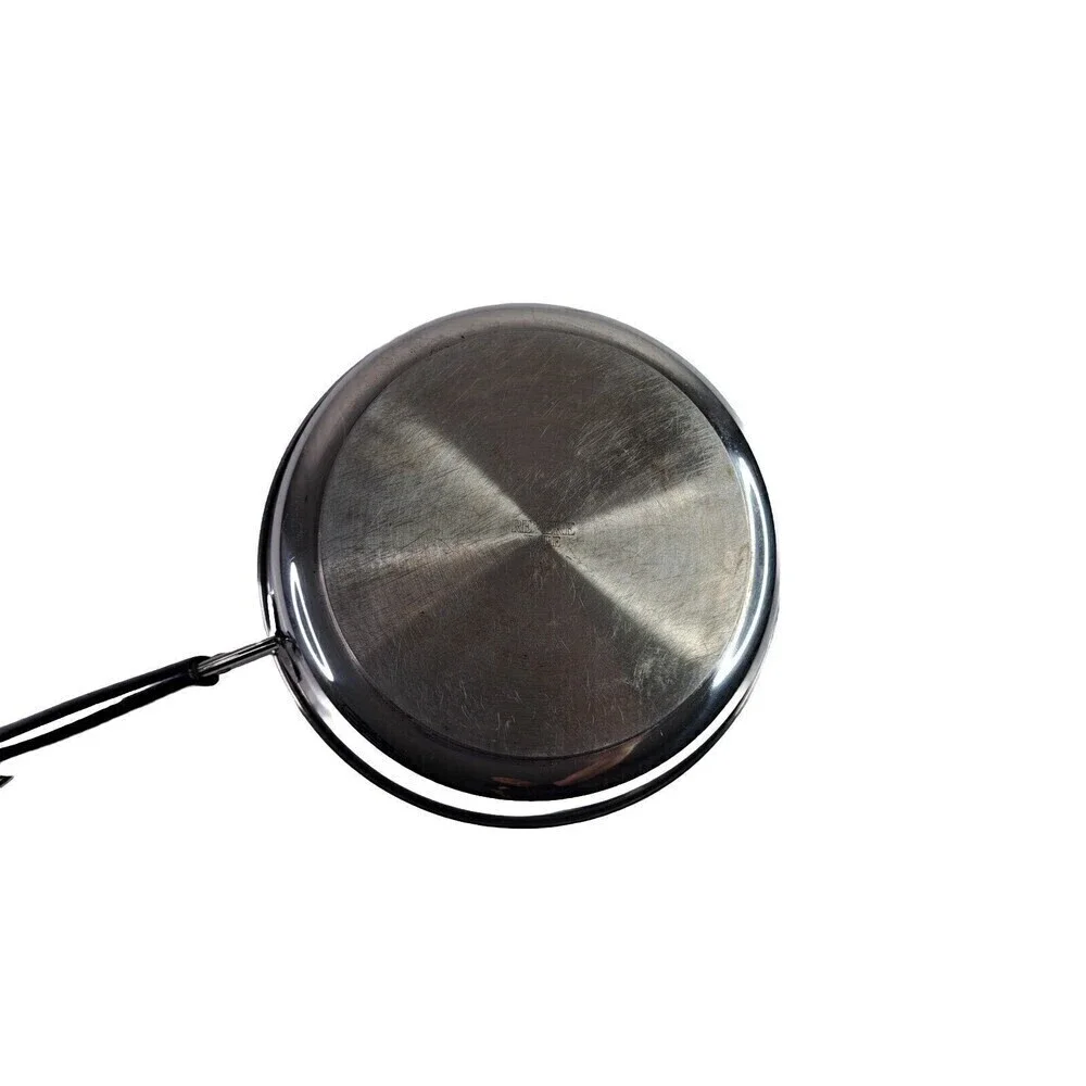 Revere Ware 10 inch Skillet Pan Stainless Steel Disk Bottom Tri-Ply - Picture 4 of 5